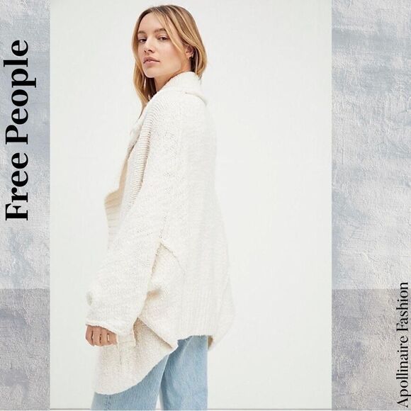 FREE PEOPLE CLOUD CONTROL CARDI IN IVORY SP - Picture 4 of 6
